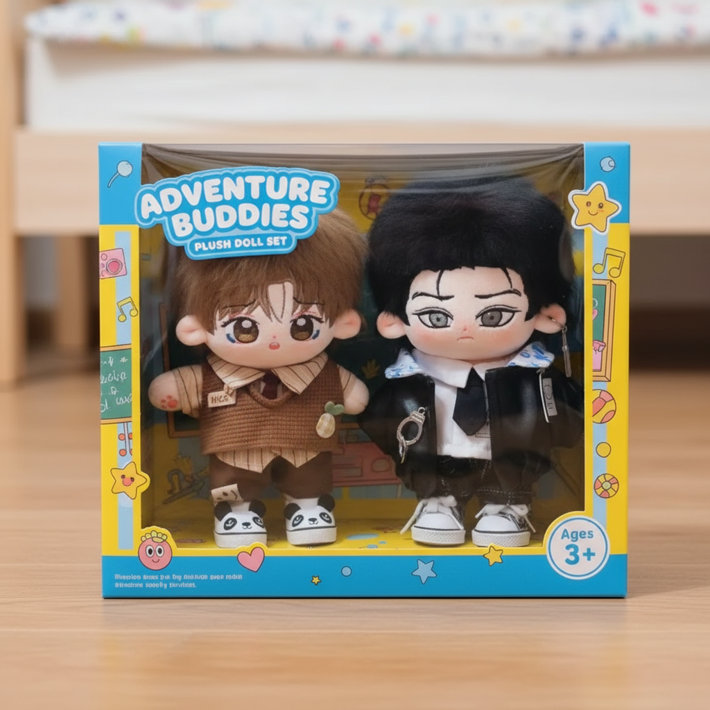 Jinx Manhwa Kim Dan & Joo Jaekyung Dress Up Cotton Doll