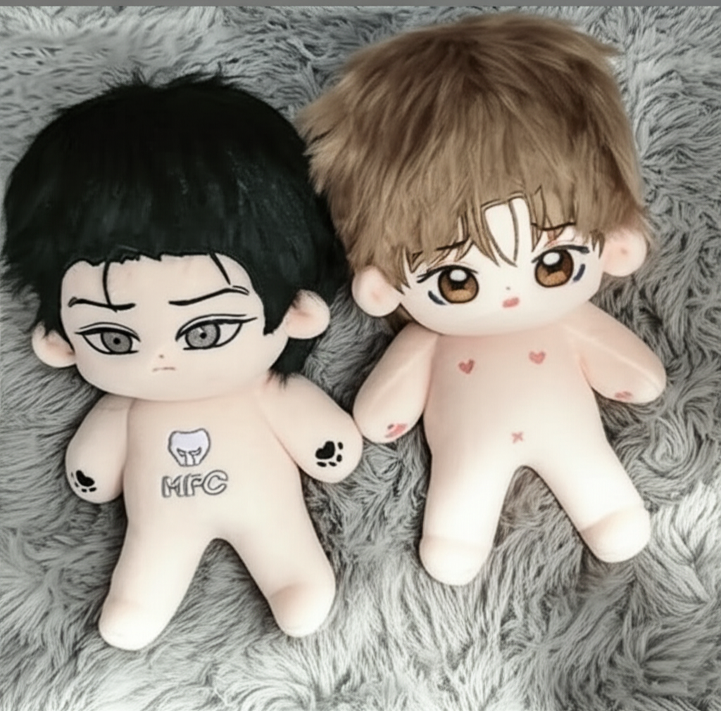 Jinx Manhwa Kim Dan & Joo Jaekyung Dress Up Cotton Doll